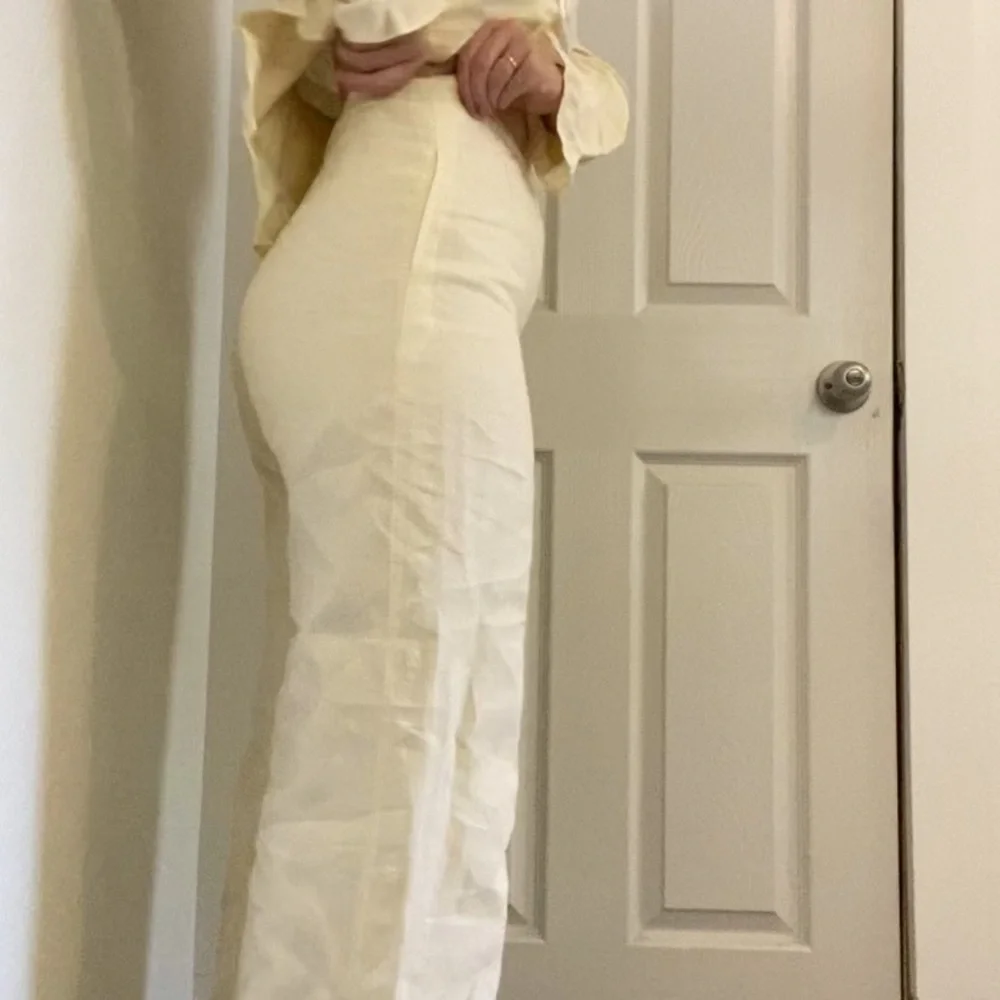 100% Linen coastal Grandma two piece outfit set
